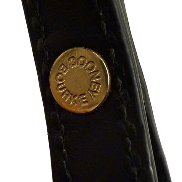 Dooney & Bourke Scottie Dog Tote Bag Coated Canvas Cream Black Red Trim - Picture 7 of 8